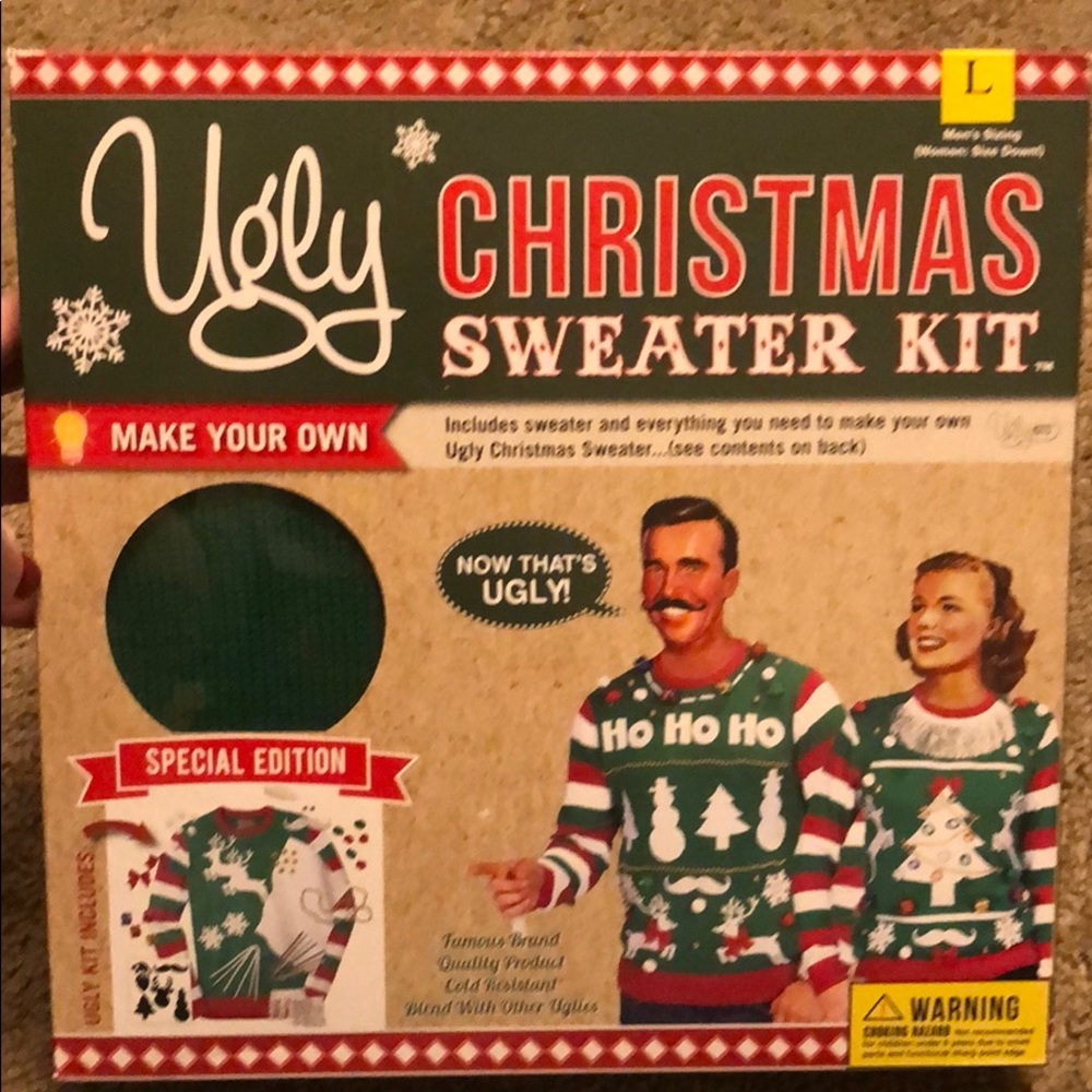 Ugly Christmas sweater kit